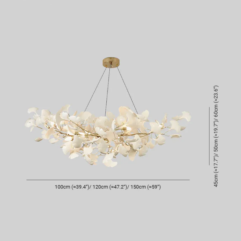 Modern Chandelier Leaf with Three Size