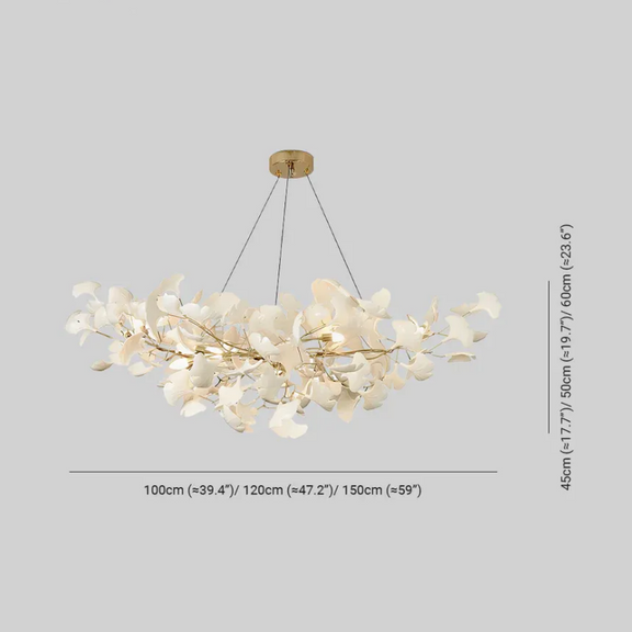 Modern Chandelier Leaf with Three Size