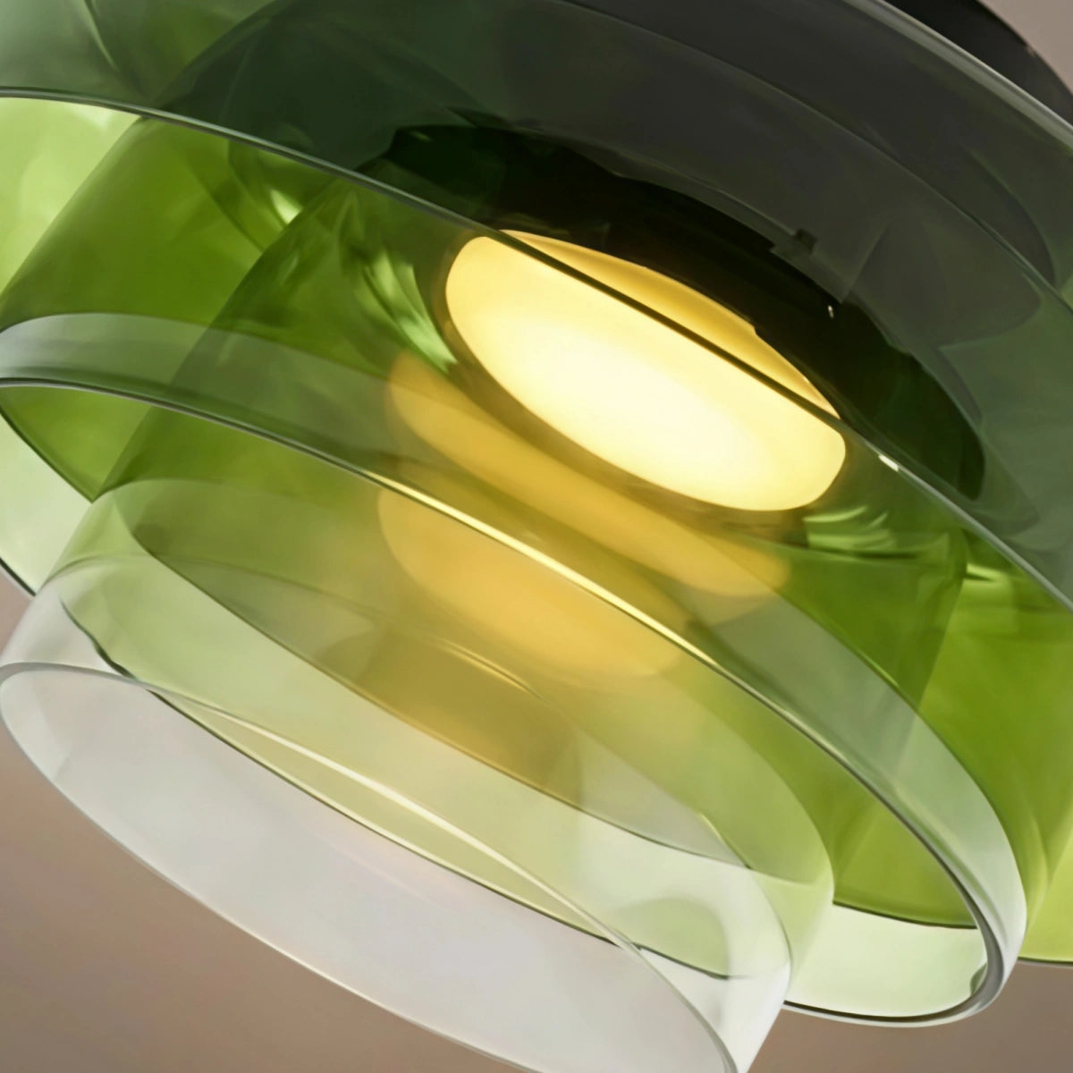 Vetro Modern Glass Ceiling Light