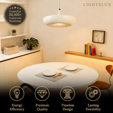 Crema Natural Black/White/Green Bowled Pendant Light