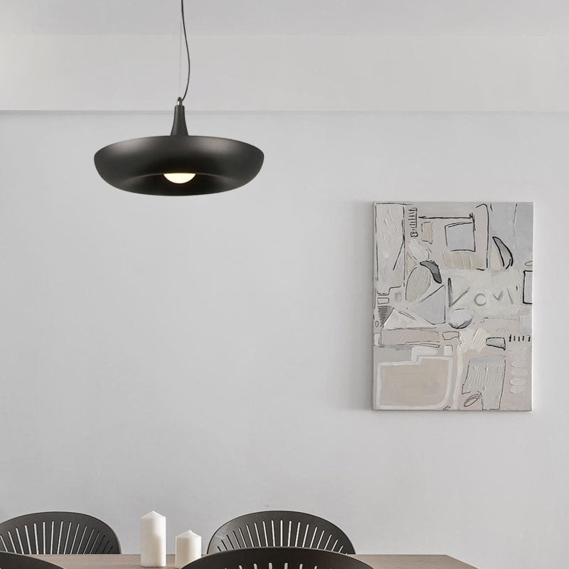 Natural Black Pendant Light Annular for Dining Room