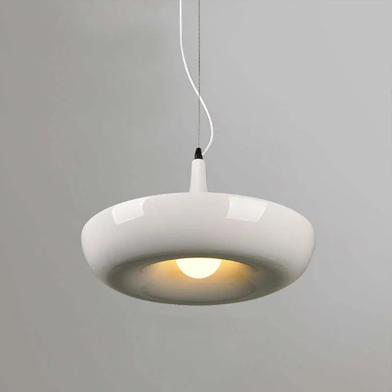 Natural White Pendant Light Annular with Smooth finish