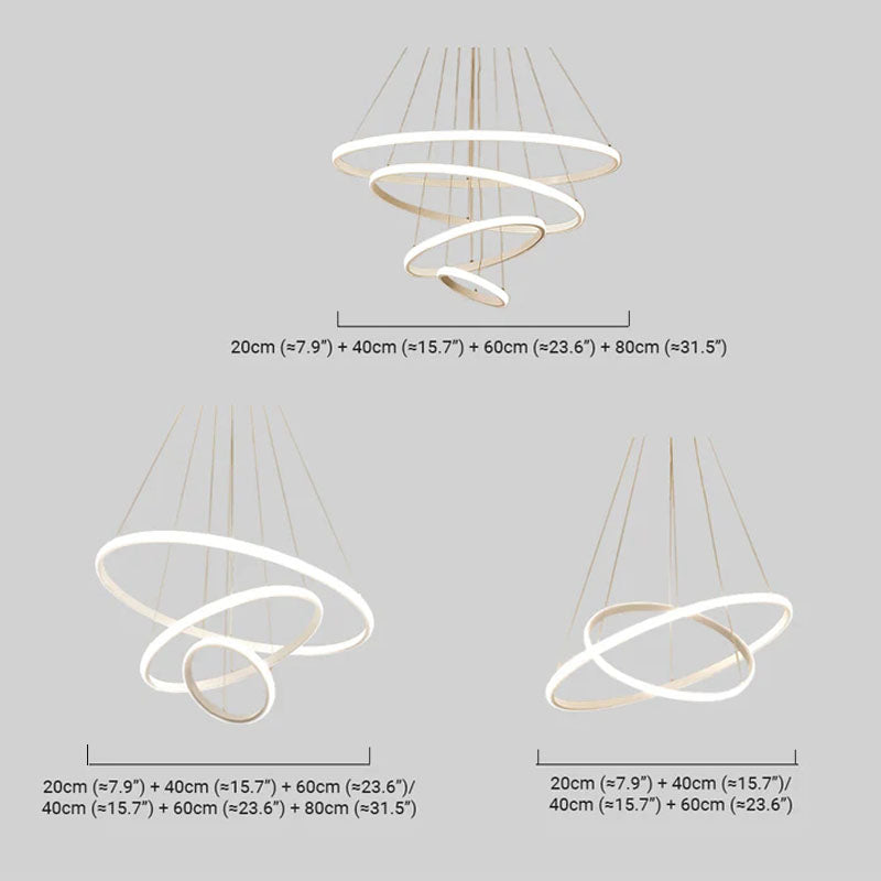 Modern Pendant Light Ring Size