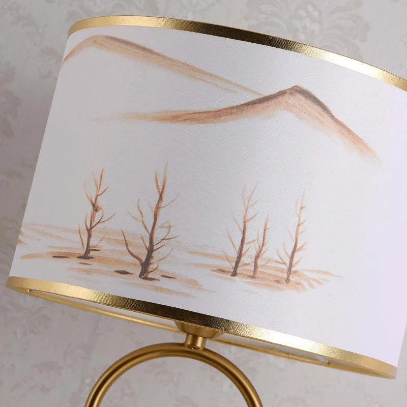 Vivara Modern Gold Floor/Table Lamp