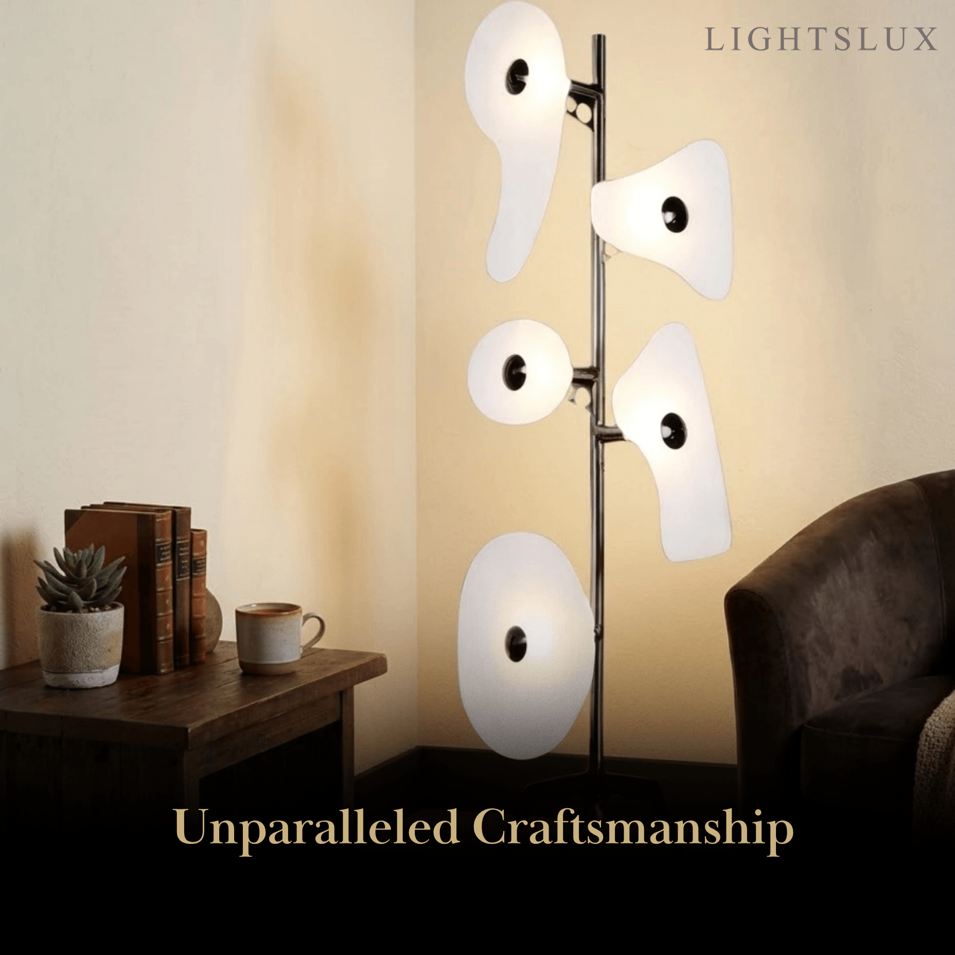 Modern Multicolor Floor Lamp for Study Room
