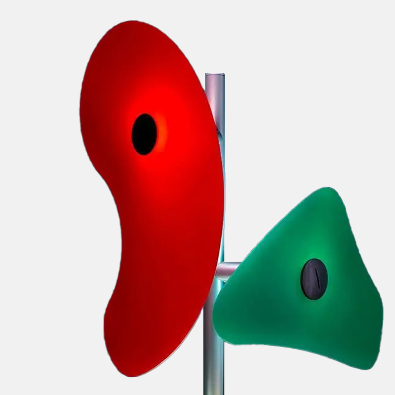 Modern Multicolor Floor Lamp with ABS Lampshade 2