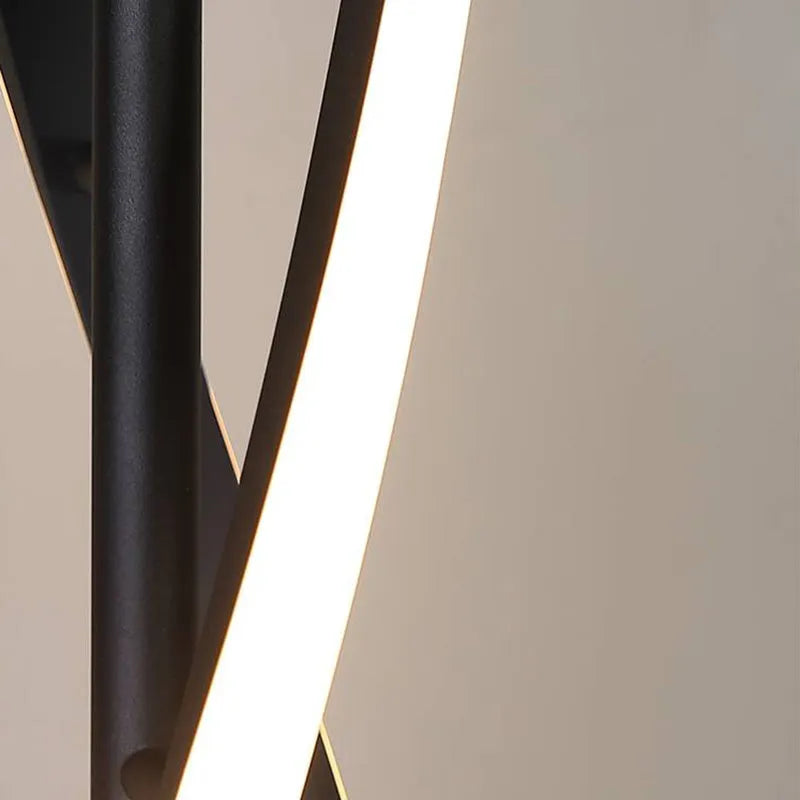 Modern Black & White Floor Lamp