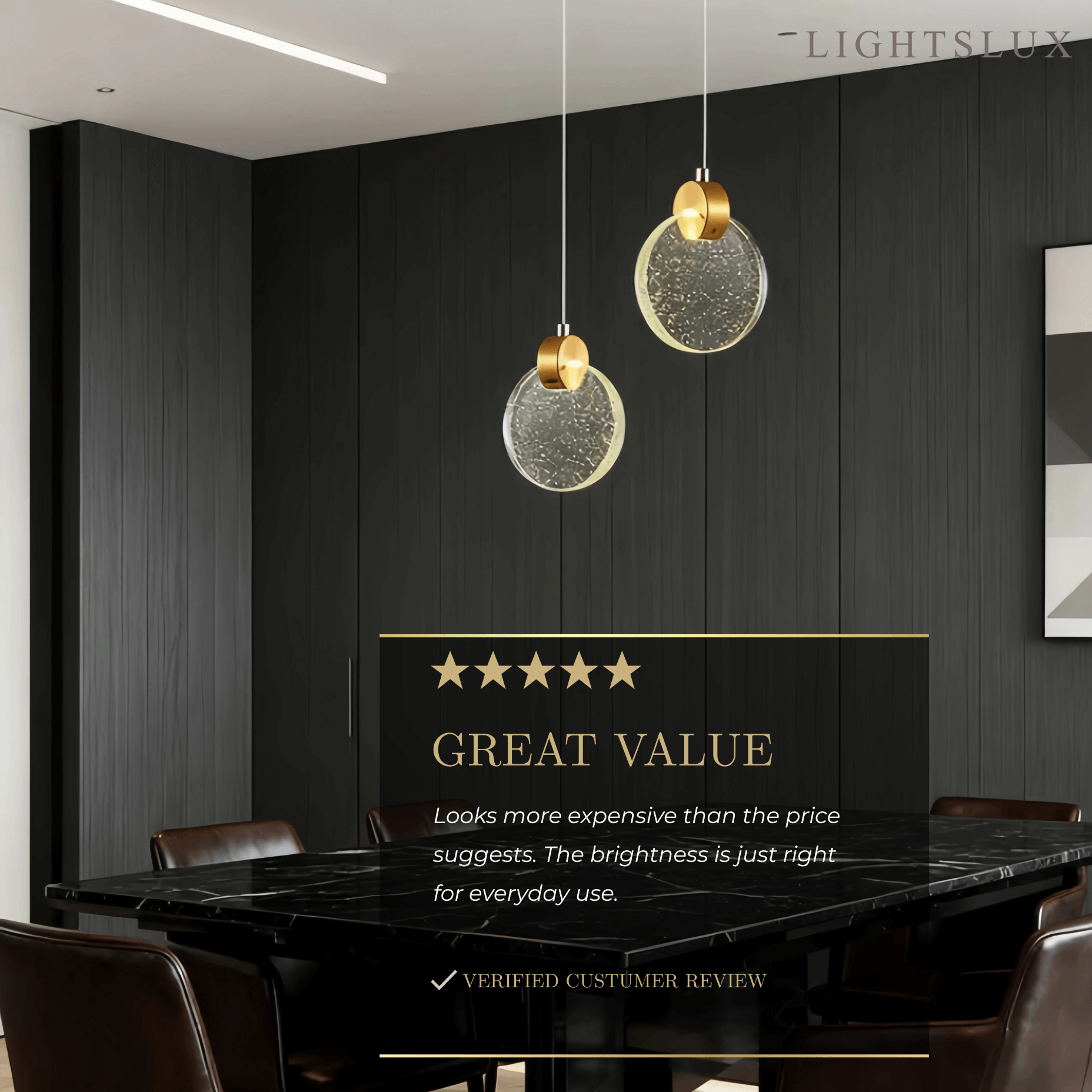 Excelis Art Deco Round – Pendant Light