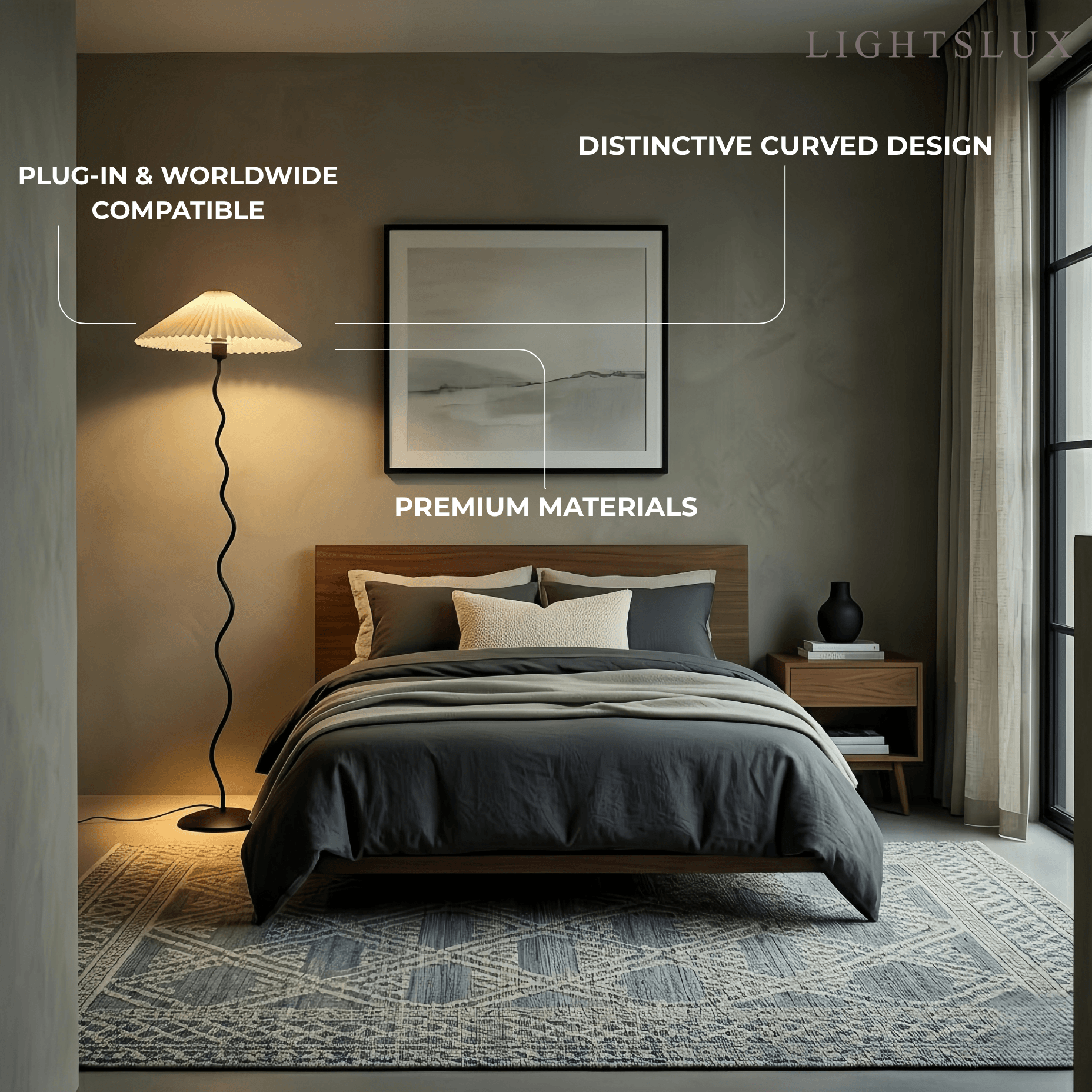 Zenno Modern Floor Lamp