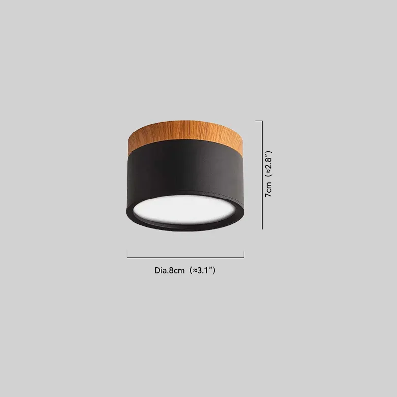 Nordic Ceiling Light Cylinder Size