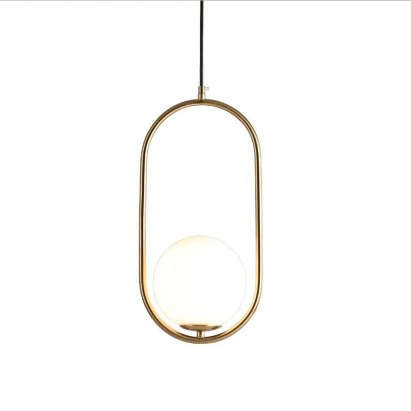 Modern Oval Pendant Light