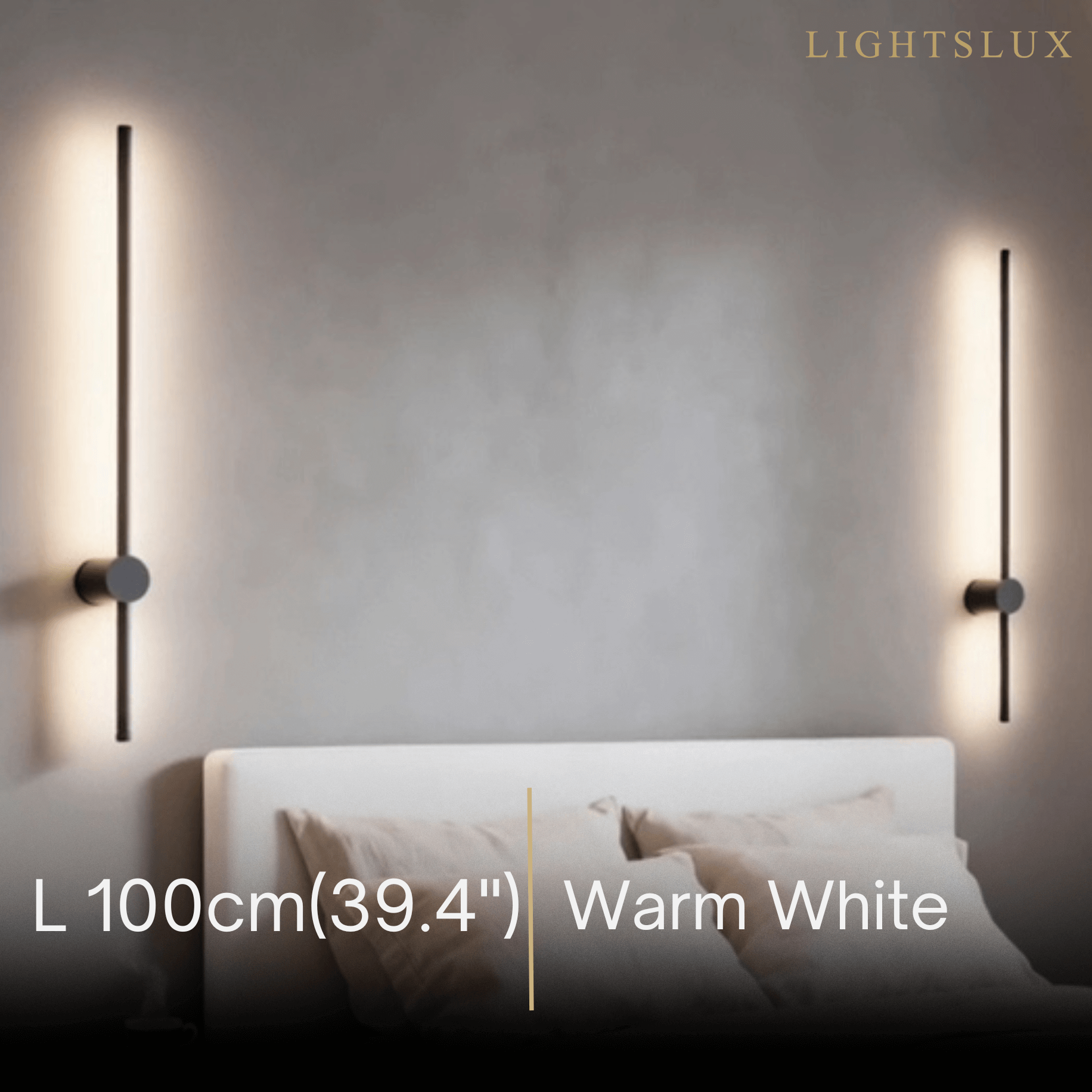 Arcato Minimalist LED Wall Lamp- Linear Light for Bedroom