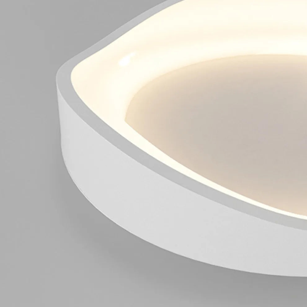 White Heart - shaped LED Ceiling Light-2