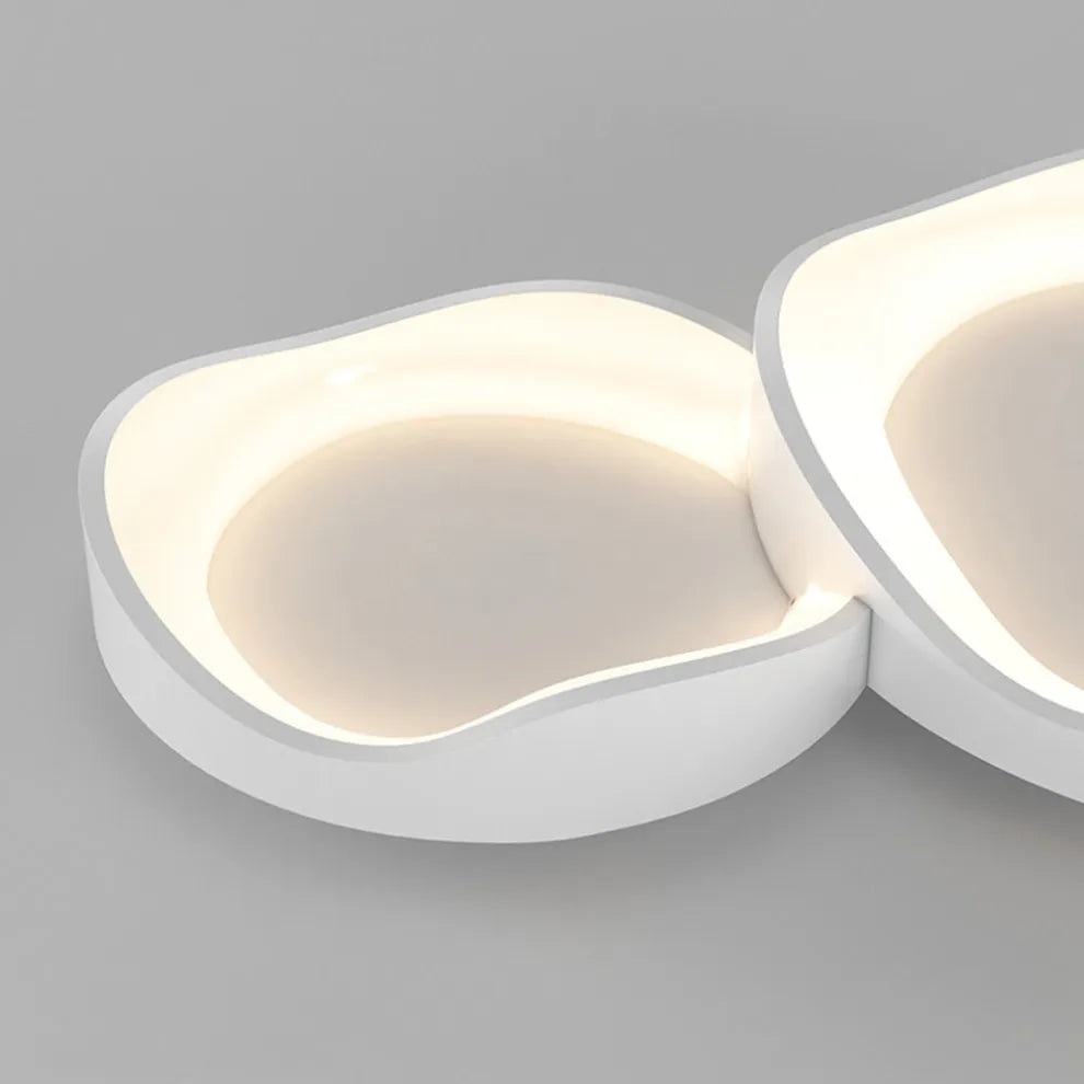White Heart - shaped LED Ceiling Light-3
