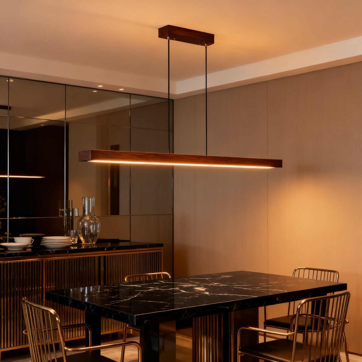 Arcato Modern LED Pendant Light-Dimmable for Kitchen