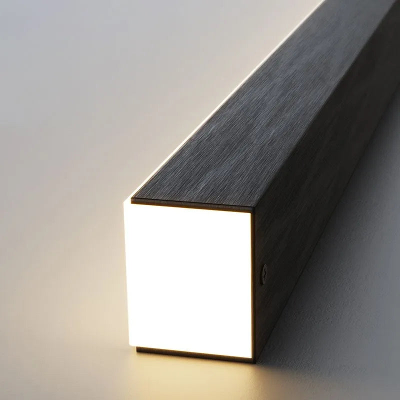 Arcato Modern LED Pendant Light – White/Black Metal/Glass for Dining Room