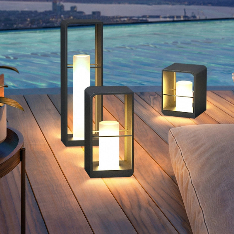 Irondale Modern Solar Pathway Light – IP65 Waterproof Candle-Style Garden