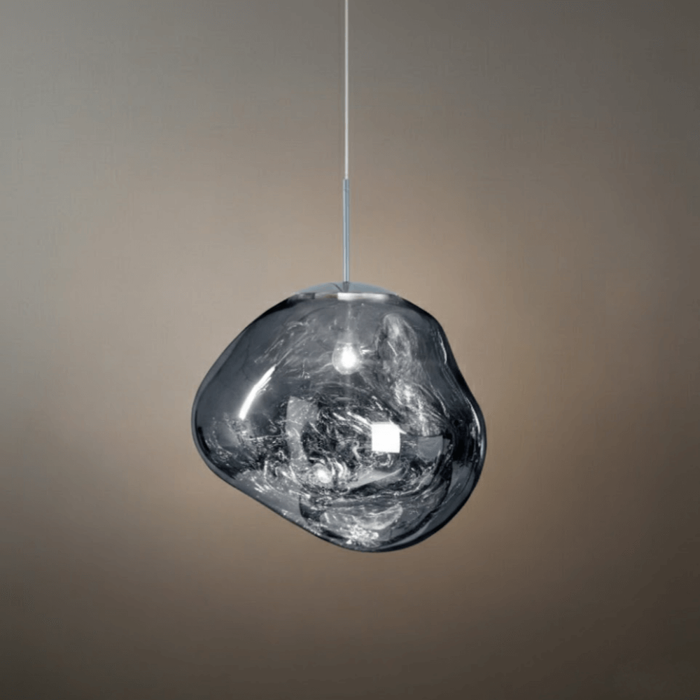Contemporary Twisted Pendant Lamp — Mirror Finish in 4 Color