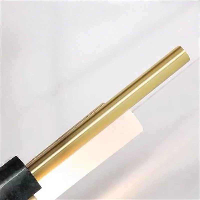 Excelis Modern Cylindrical Wall Lamp – Metal Bedroom Light in Gold/Green/White