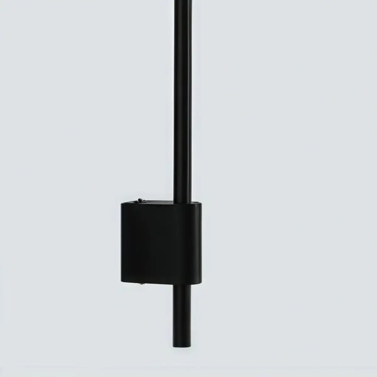 Vetro Modern Wall Sconce - Glass Metal Matte Black for Hallway