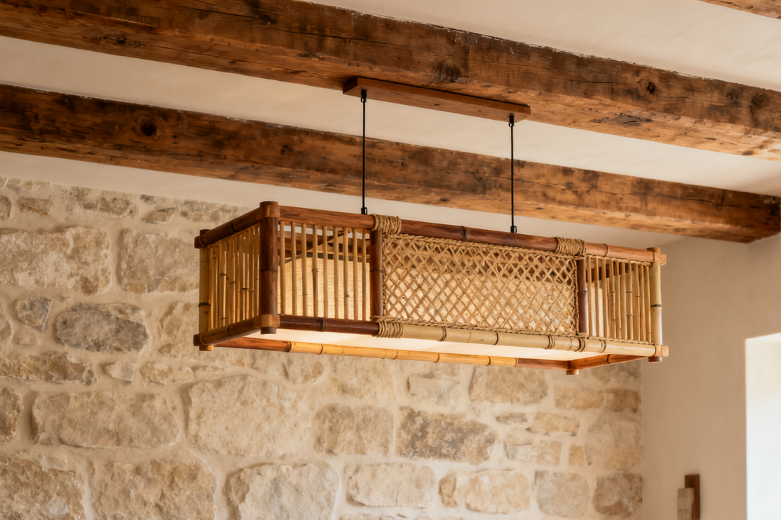 Farmhouse & Natural Pendant Lights – Rustic Lighting for Cozy Homes