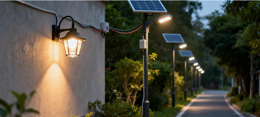 Solar vs. Electric Outdoor Lights: Which Is Right for Your Home?