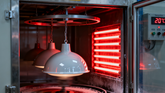 Lighting Finish Guide: Spray Painting vs. Baking Paint vs. Electroplating