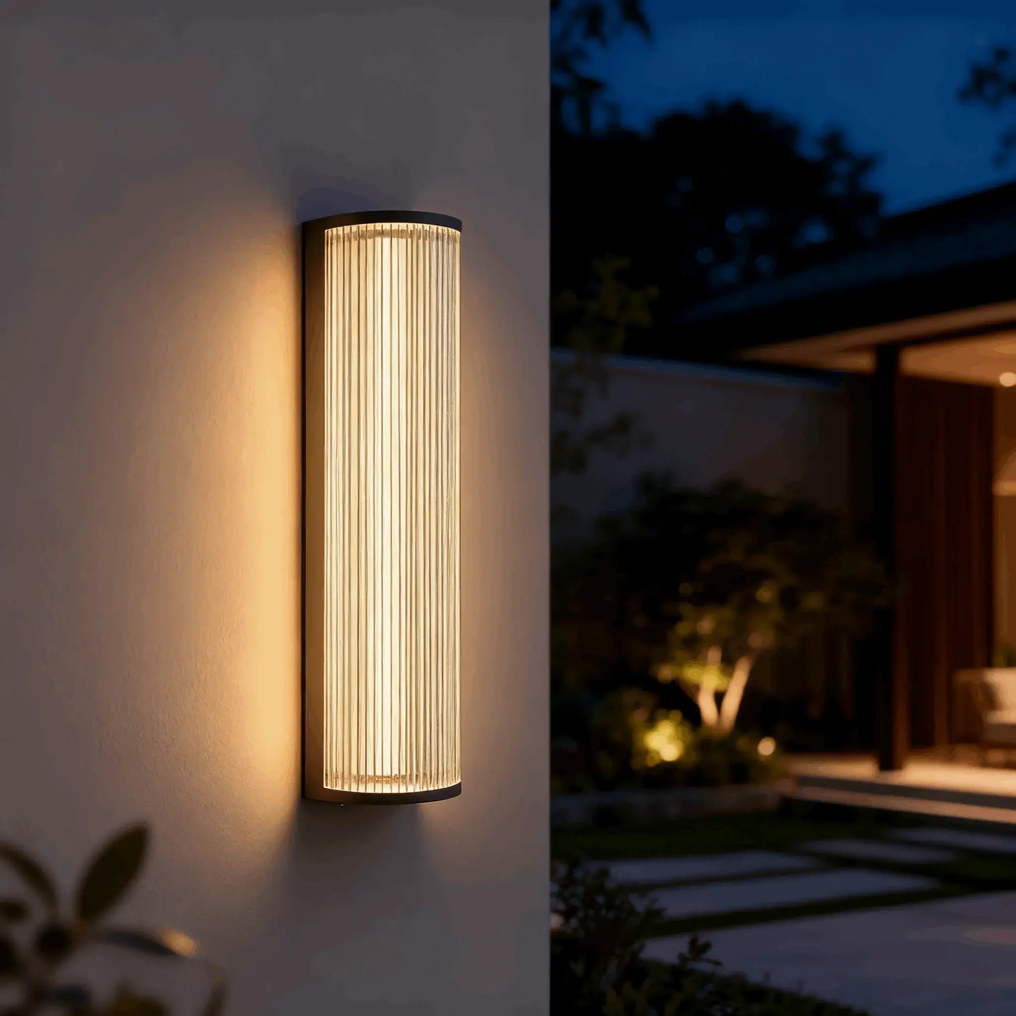 Irondale Modern Outdoor Wall Lamp - Waterproof Sensor Light for Terrace