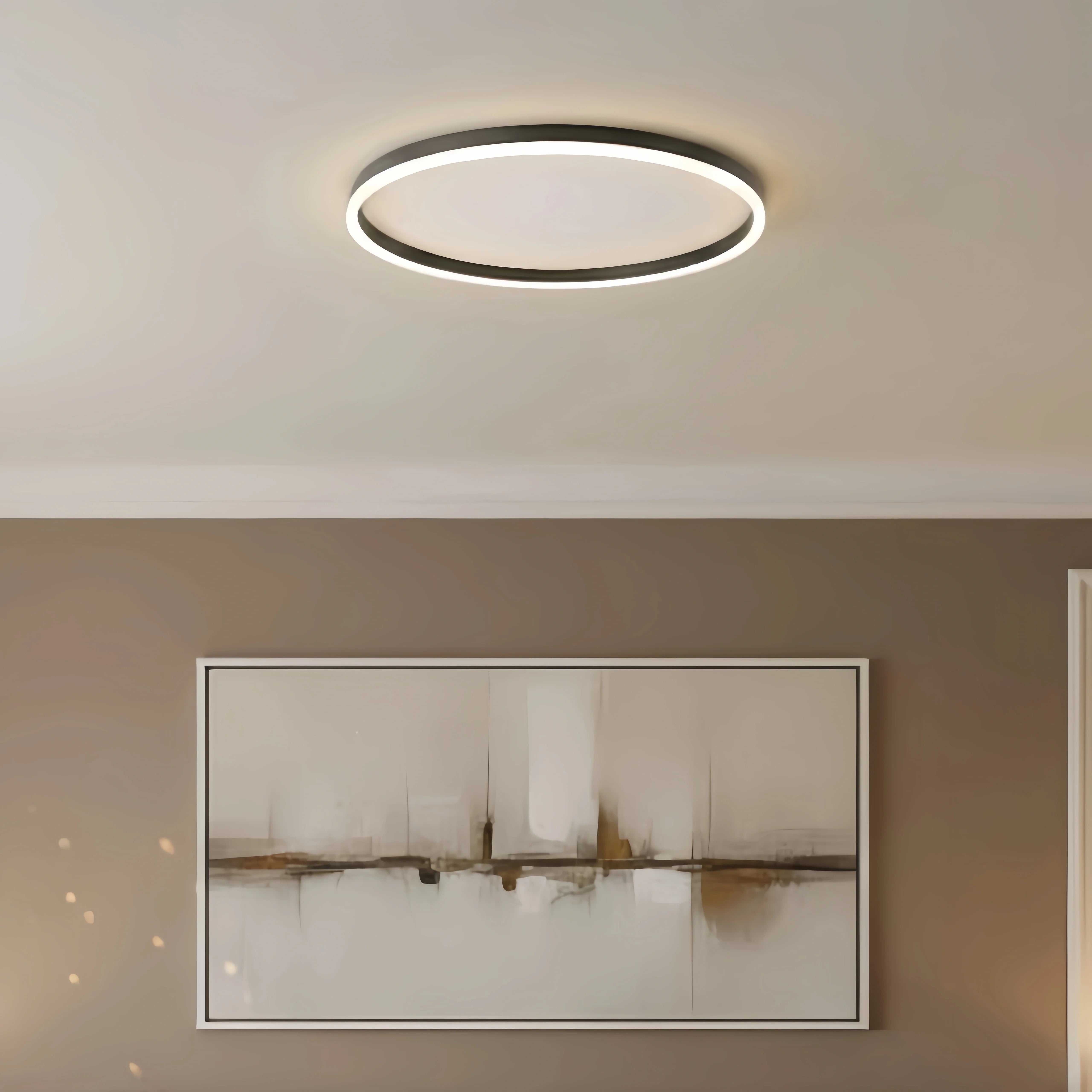 Modern Round Ceiling Lights | Simple Circular Flush Mounts – LightsLux