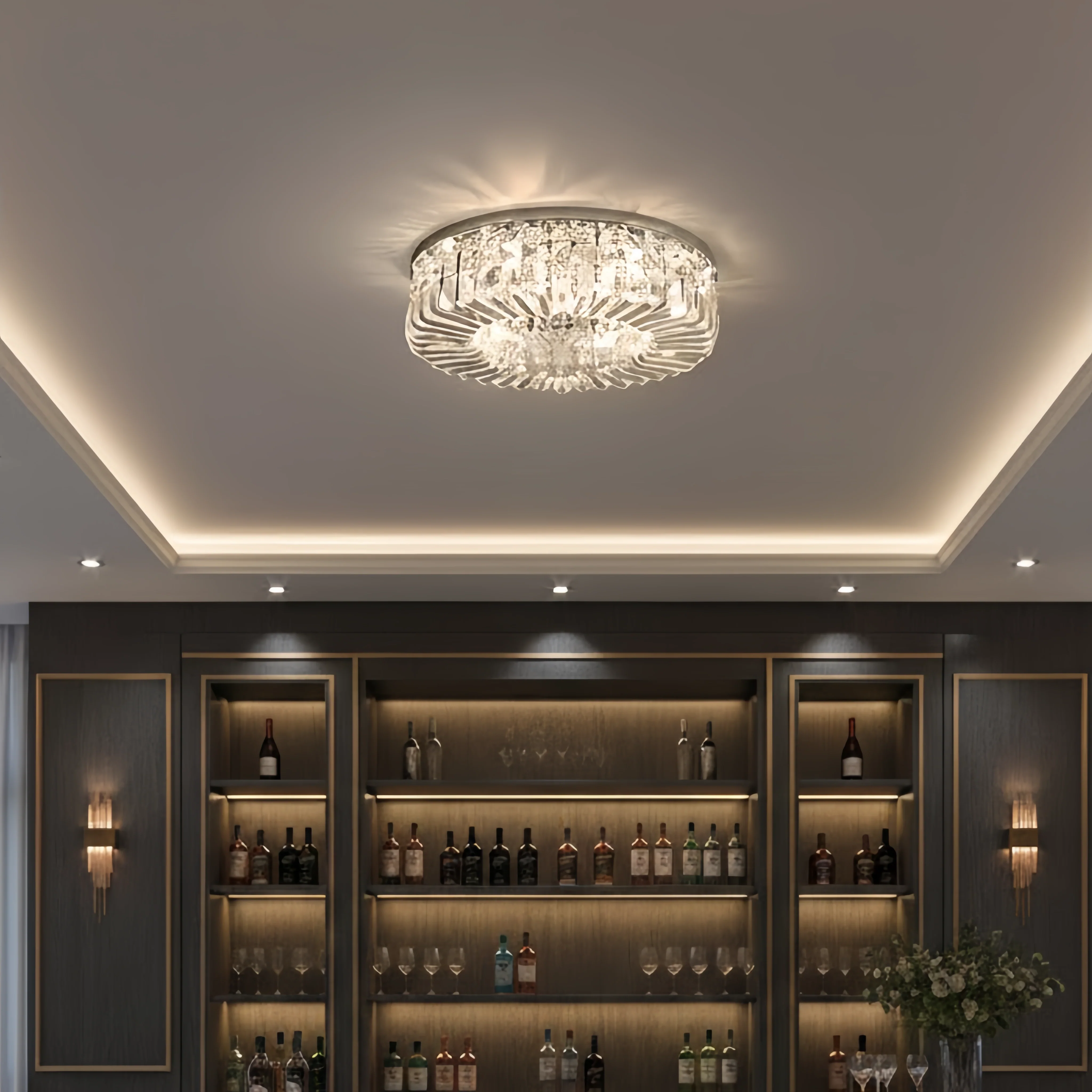 Crystal Ceiling Lights | Luxury Sparkle for Every Room