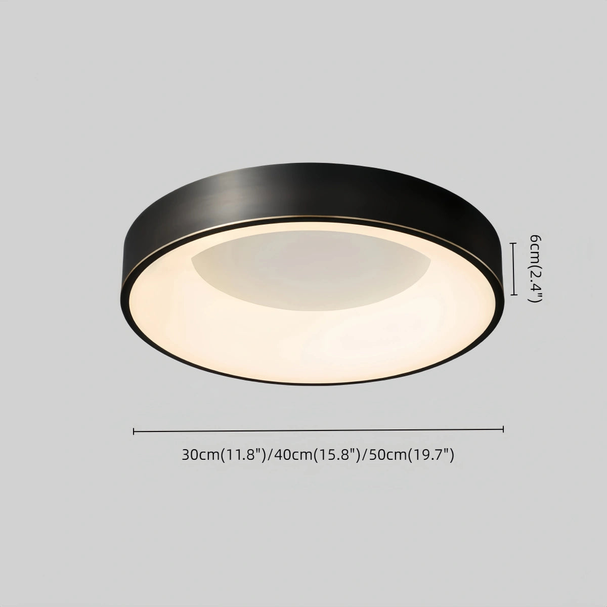 Lámpara de techo empotrable moderna Arcato - LED dorado/negro para sala de estar