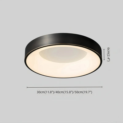 Lámpara de techo empotrable moderna Arcato - LED dorado/negro para sala de estar