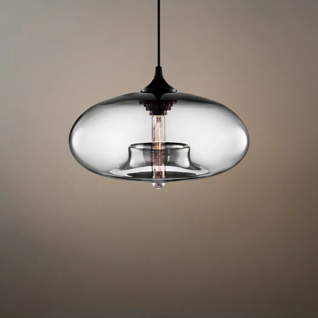 Morandia Moderne Glas-Pendelleuchte – Kücheninselleuchte in Brotform, 6 Farben