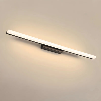 Arcato Minimalist Linear Vanity Wall Lamp – IP44 Metal in Black/Chrome Bathroom