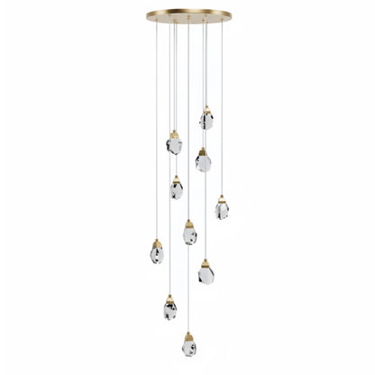 Luxury Crystal Chandelier - Shimmering Fixture for Dining Room & Grand Interiors
