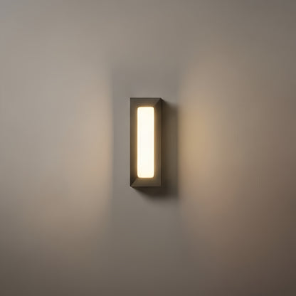 Arcato Minimalistische schwarze LED-Terrassenstufenleuchte – Wandleuchte mit Sensor für Treppen/Garten