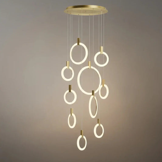 Excelis_Luxury_Layered_Ring_Chandelier