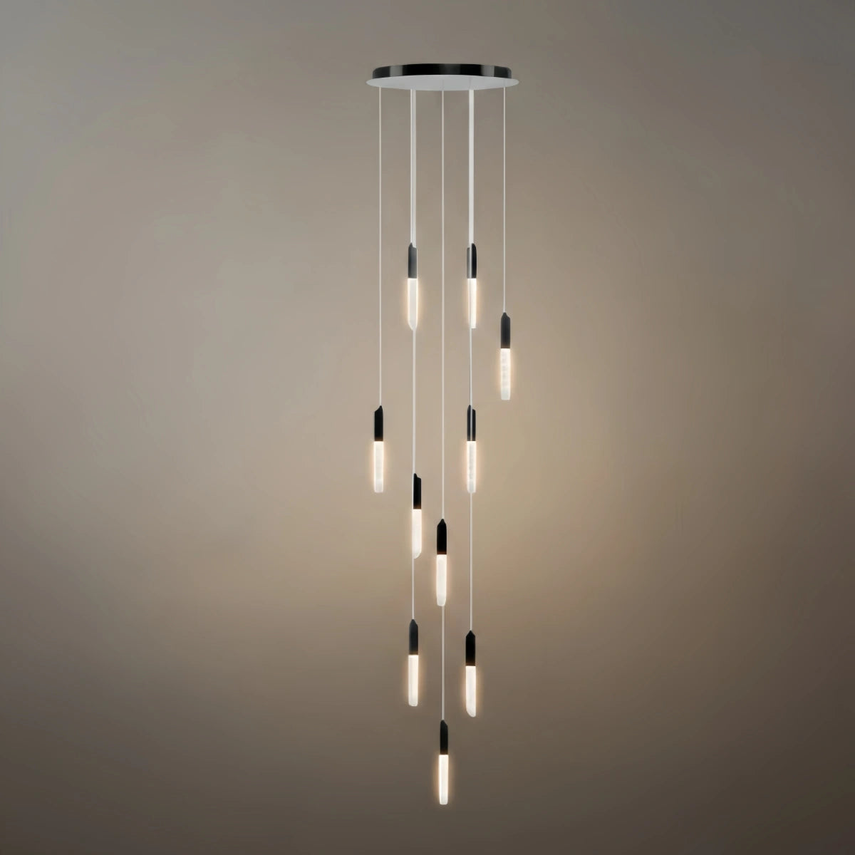 Luxury Cascade Crystal Chandelier – Reflecting & Refracting Light Brilliant Staircase