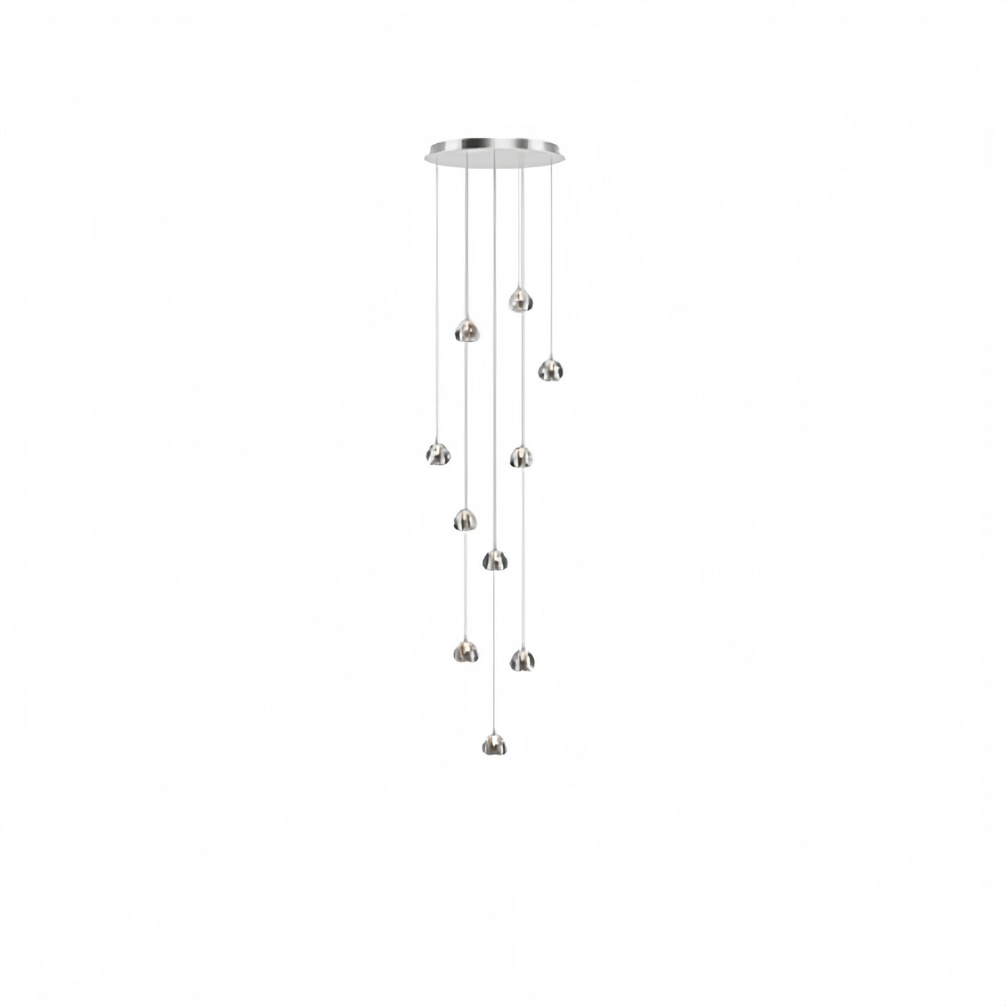 Excelis Royal Crystal Chandelier – Clear Sparkling Crystals with Warm Ambient Glow Living Room