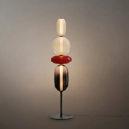 Prisma Modern Floor Lamp – Hand-Blown Crystal Interactive Design for Living Room Bedroom