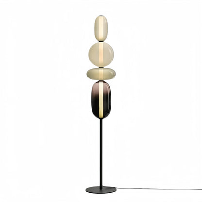 Prisma Modern Floor Lamp – Hand-Blown Crystal Interactive Design for Living Room Bedroom