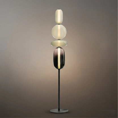 Prisma Modern Floor Lamp – Hand-Blown Crystal Interactive Design for Living Room Bedroom