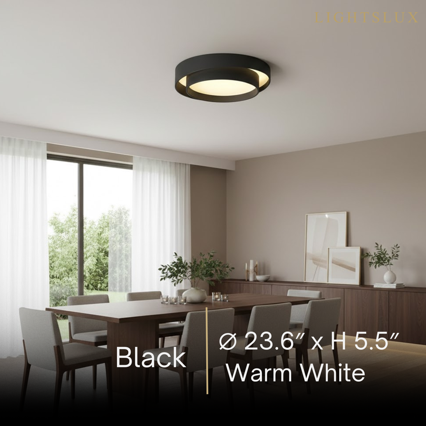 Contemporary Cylinder Ceiling Light — Matte Neutral LED for Living Room
