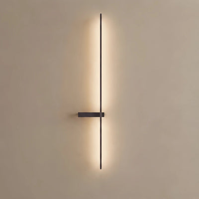Arcato Minimalist Linear LED Wall Lamp – Black/White/ Red for Living Room