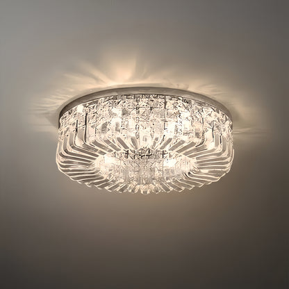 Excelis Royal Runde LED-Deckenleuchte – Chrom/Gold-Ausführung für Wohnzimmer/Schlafzimmer