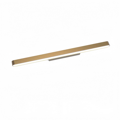 Lámpara de pared minimalista de acero inoxidable pulido — Cobre/Cromo/Negro para exterior