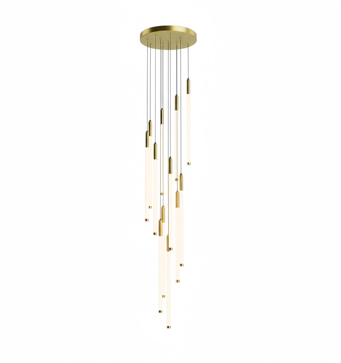 Nebula Multi-Tier Modern Chandelier - Waterfall Design for Staircases & High Ceilings