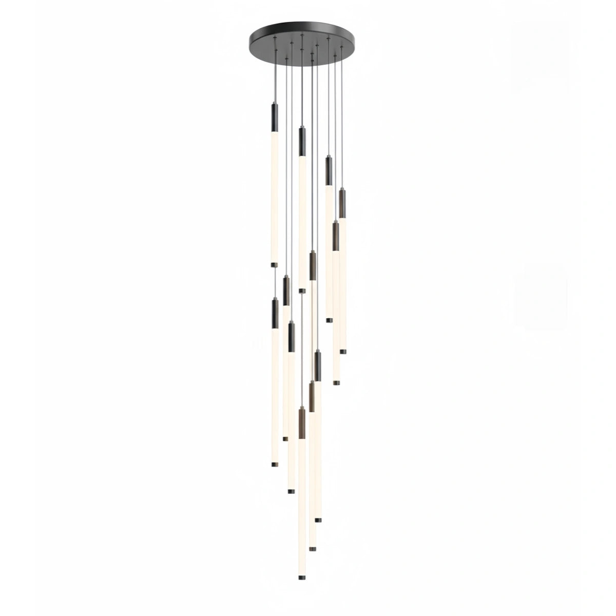 Nebula Multi-Tier Modern Chandelier - Waterfall Design for Staircases & High Ceilings