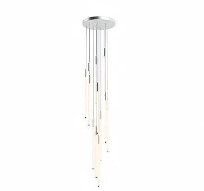 Nebula Multi-Tier Modern Chandelier - Waterfall Design for Staircases & High Ceilings