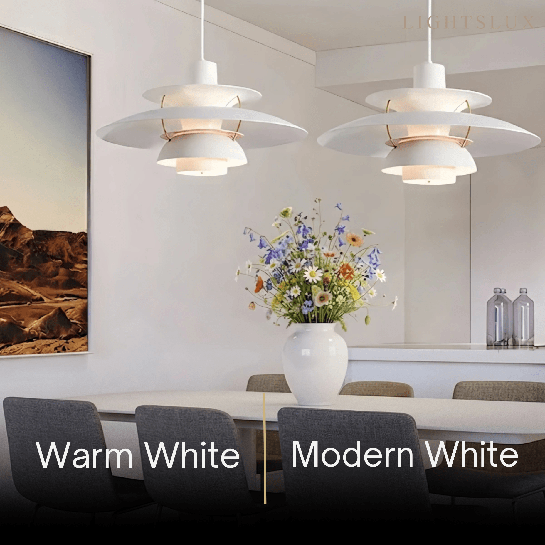 Morandia Nordic Pendant Light -- Aluminum Multi-Color for Dining Room